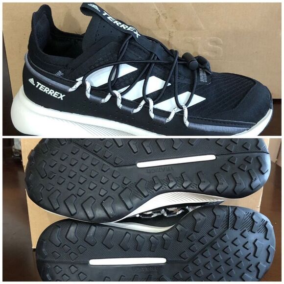 ADIDAS - NWTIB - L Sz 5.5 (36) Terrex Voyager 21 in Core Black & Chalk White - Picture 12 of 16